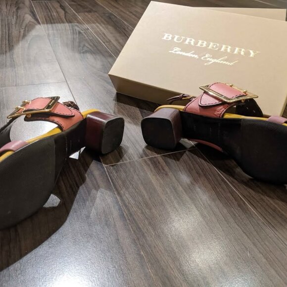 Burberry Leather Strap Sandals - Almost New - Picture 3 of 4